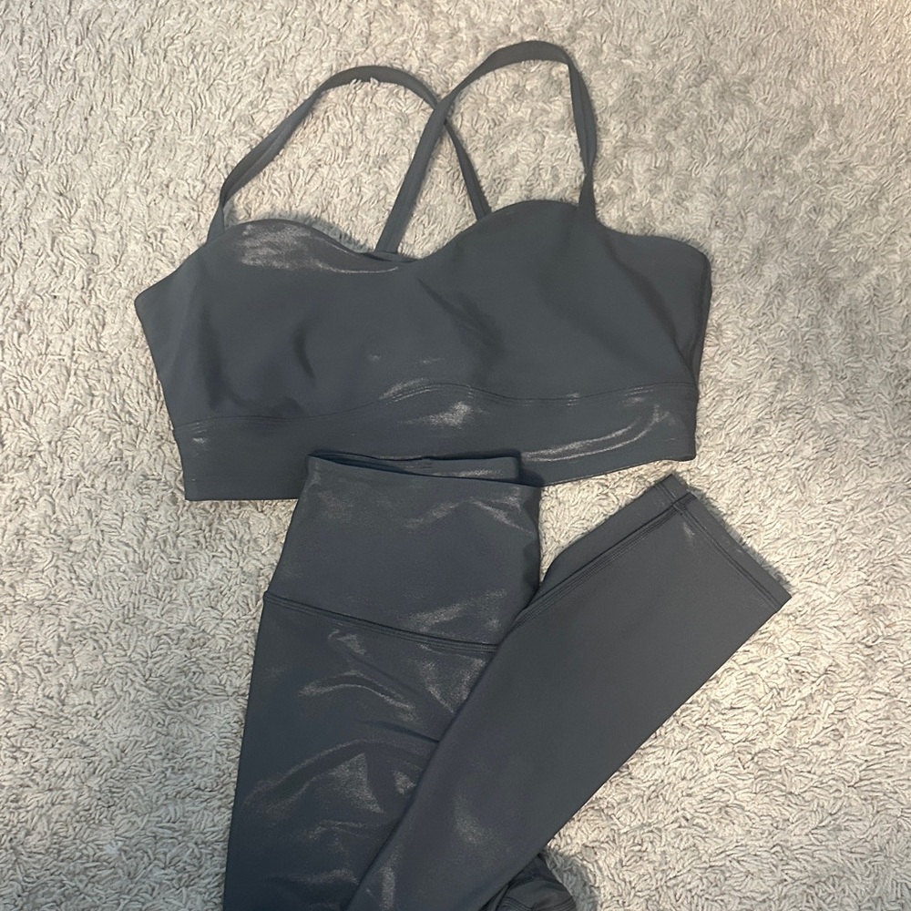 Spiritual Gangster SET Dark Gray Activewear Set - Picture 5 of 6